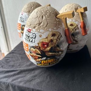 3 ZURU Robo Alive Dino Fossil Find Surprise Robotic Toy Sealed New
